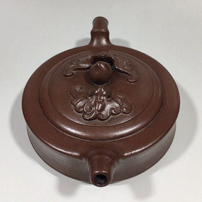 Chinese Yixing Zisha Clay Handmade Exquisite Teapot （竹鼓壶 底款：朱可心）