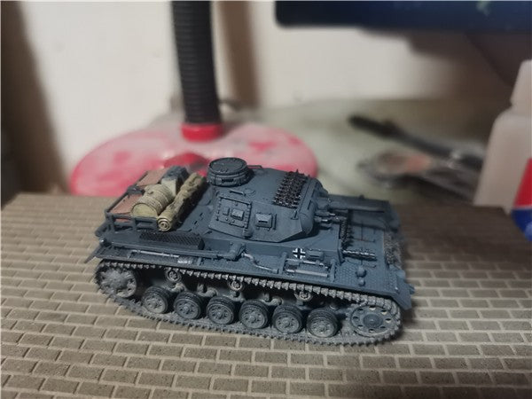 3D Printed 1/72 Germany Tank No. 3 F Finished Product