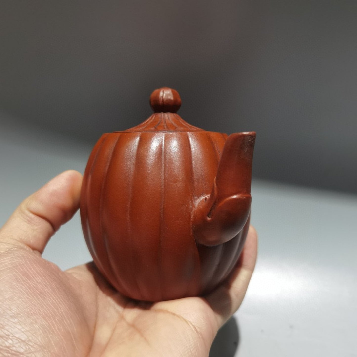 Chinese Yixing Zisha Clay Handmade Exquisite Tendon Pattern Teapot 31237