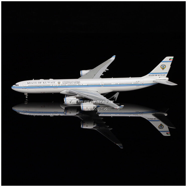1:400 JC Wings State of Kuwait AIRBUS A340-500 Airplane Diecast Aircraft Model
