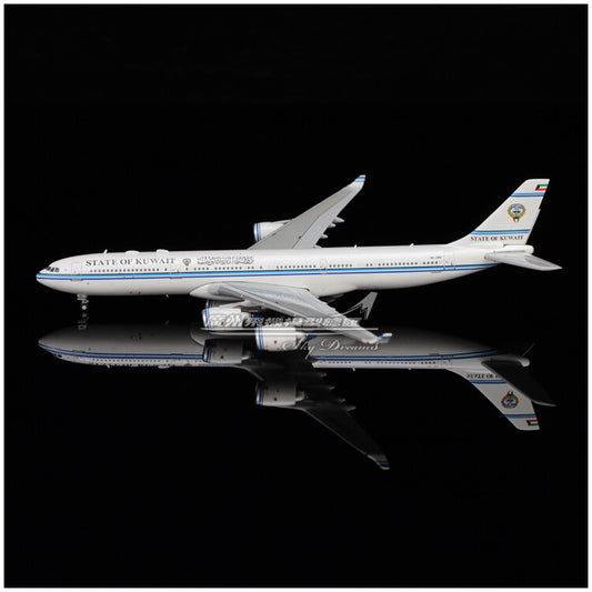 1:400 JC Wings State of Kuwait AIRBUS A340-500 Airplane Diecast Aircraft Model