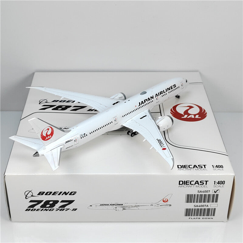 1:400 JC Wings JAL BOEING B787-9 Passenger Airplane Diecast Aircraft Model