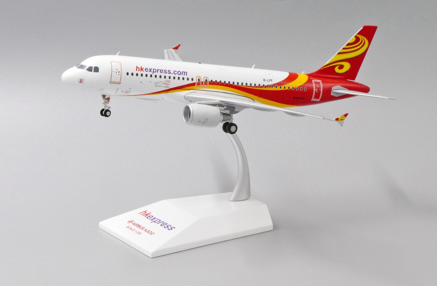 1:200 JC Wings Hong Kong Express Airbus A320 B-LPF Diecast Aircraft Model