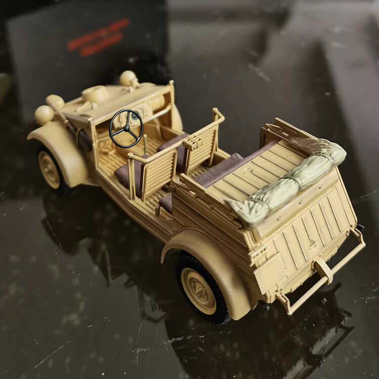 1:35 ARTISAN VW82 Kubelwagen Army Vehicle Plastic Diecast Military Jeep Model