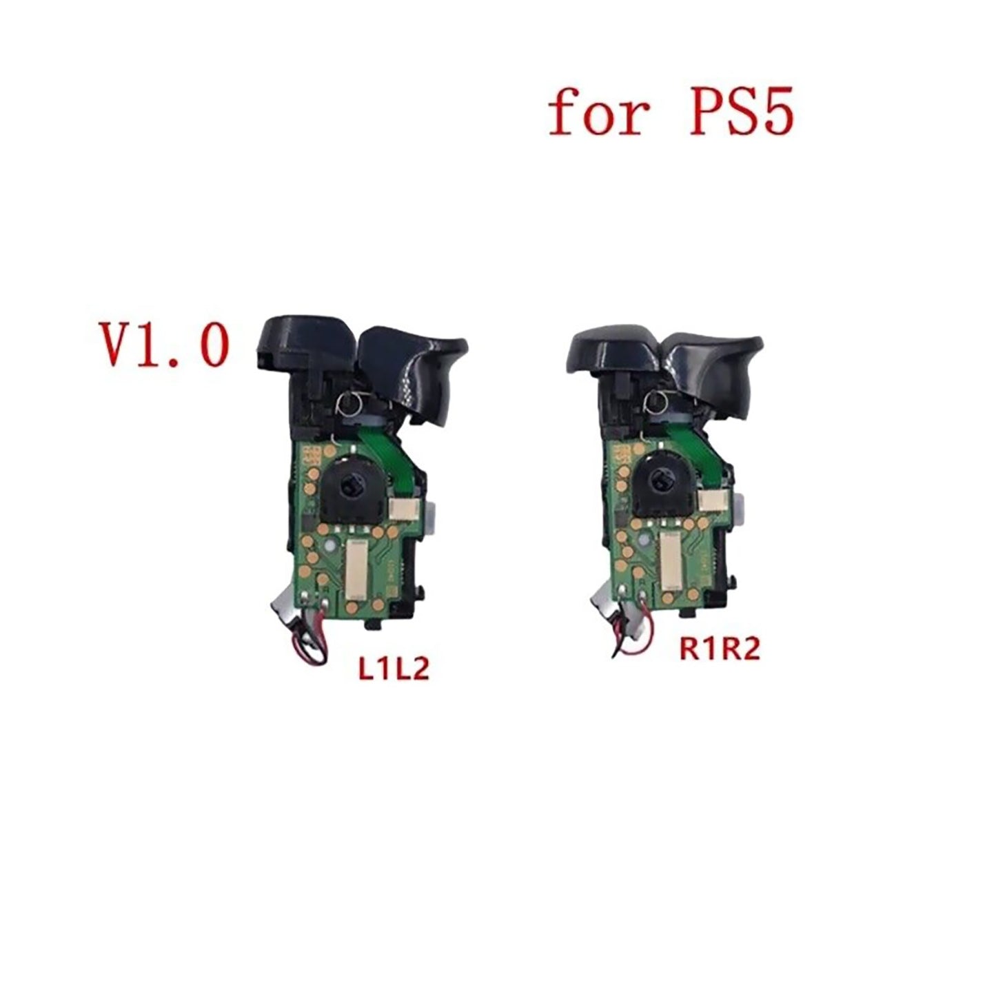 V1.0 L&R Triggers Buttons Shoulder Assembly For PS5 Controller BDM-010 Parts