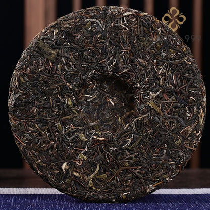 357g Raw Puer Tea Cake Jingmai Mountain 10 Years Aged Old Tree Compressed Tea