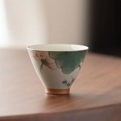 60ml Ceramics Hand Painted Teacup Master Cup Vintage Chinese Kung Fu Teaset