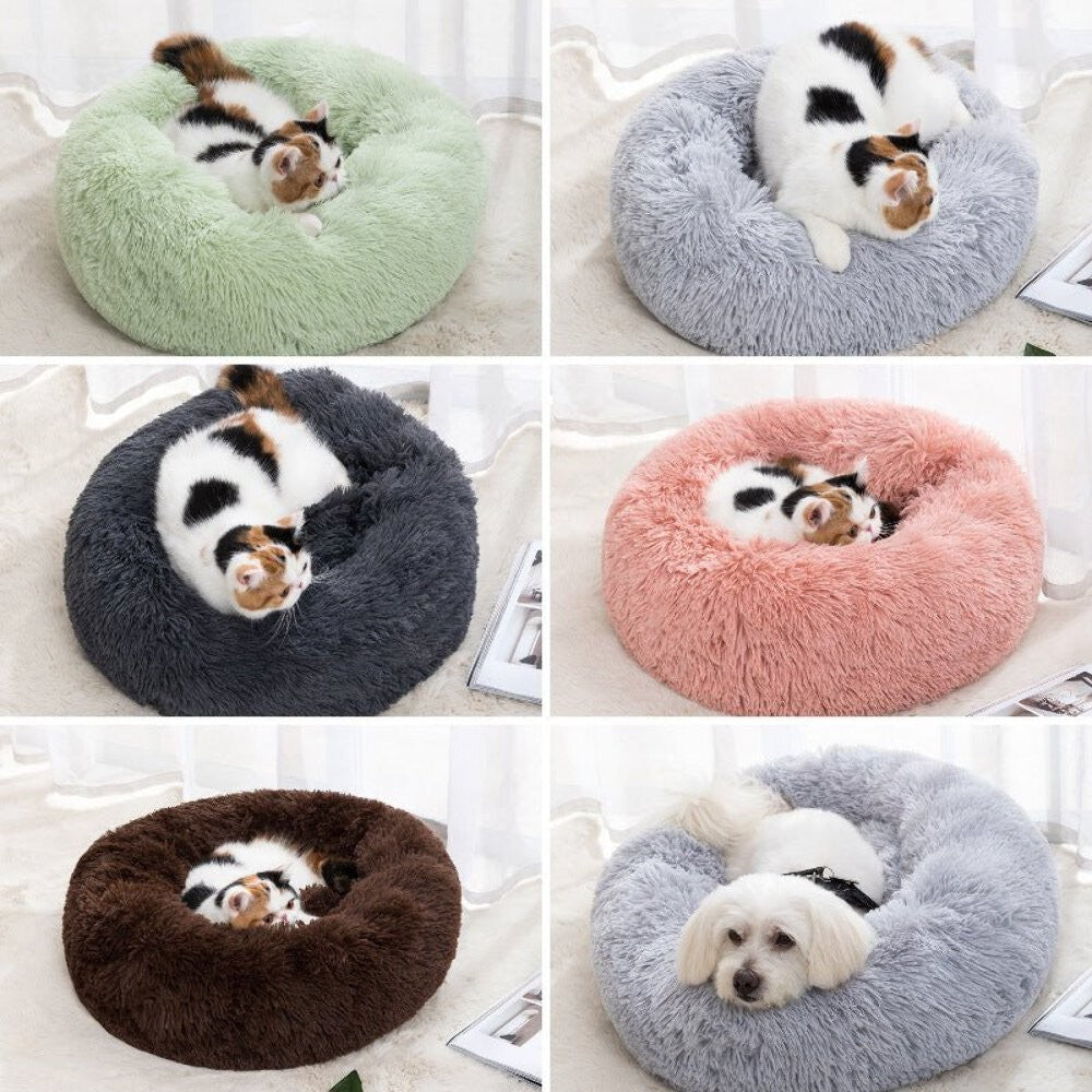 Winter Warm Cat Pet Bed – Soft Nest Cushion