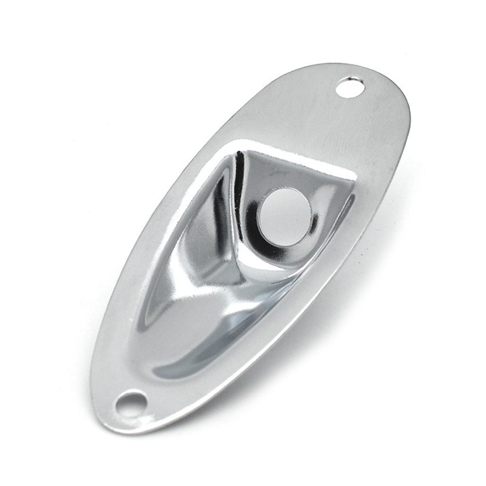 Metal Rectangular Jack Plate W/Screw For Fender Stratocaster Electric Guitars a