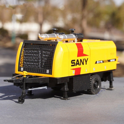 1:28 SANY Concrete Pump Construction Machine Equipment Diecast Model Collection