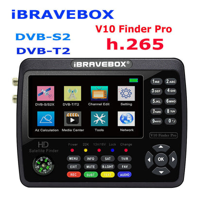 iBRAVEBOX V10 Finder Pro H.265 DVB-S2 DVB-T2 WS-6933 ws-6906 V8 Finder Pro
