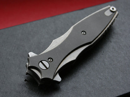 New TC4 Titanium Knife Handle Scales for Rick Hinderer Maximus Knife DIY Patch