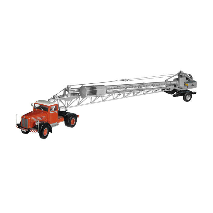 1:50 NZG Scania L60 SZM mit Liebherr F6 Truck Crane Construction Diecast Model