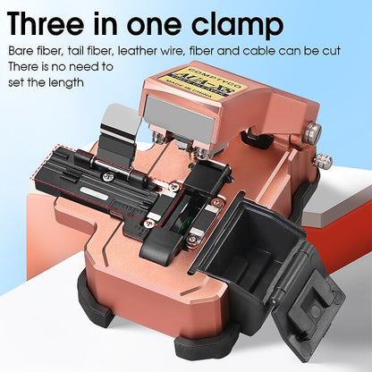 AUA-X8 Optical Fiber Cleaver Automatic Cable Cutting FTTT Fiber Optic Knife Tool