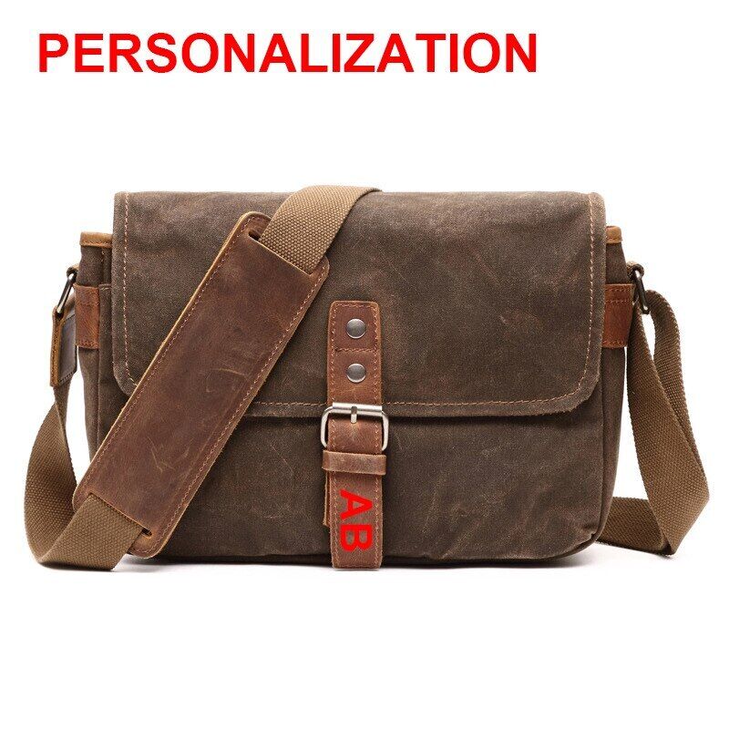Outdoor Camera Shoulder Bag Men Camera Bags Canvas Crossbody Bag