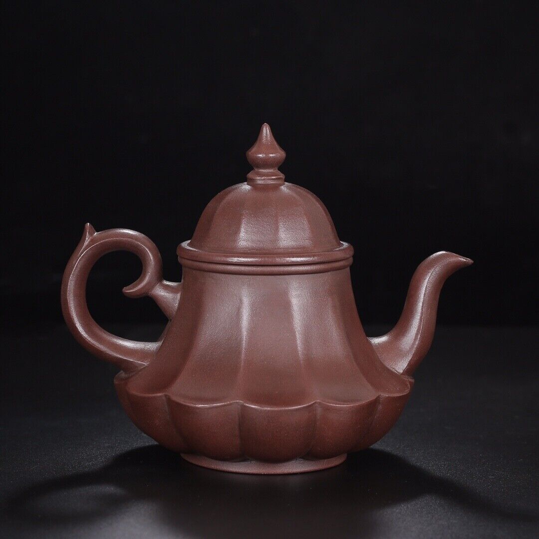 Chinese Yixing Zisha Clay Handmade Exquisite Teapot Qu Wan