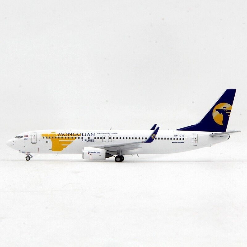 1:400 Panda MONGOLIAN AIRLINES BOEING 737-800 Passenger Airplane Diecast Model