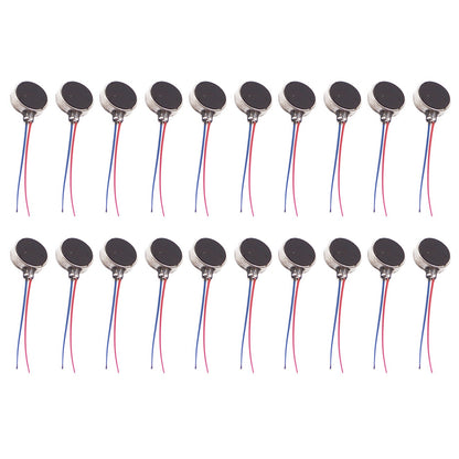 5/10/20 Pcs DC Micro Flat Button Coin Vibratiing Vibrator Motors 1.5V-3V 10*3MM