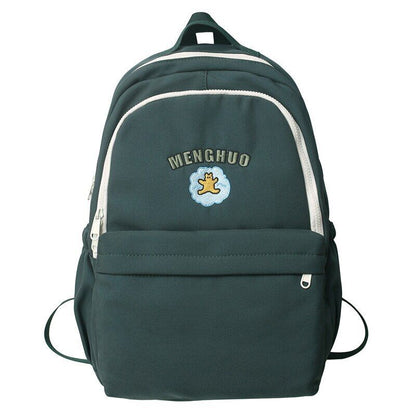 Lady Student Bag Cool Female College Book Backpack Women Nylon School Bag