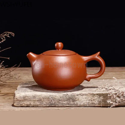 Chinese Yixing Purple Clay Tea Pot Hand Made Tea Set Xishi Teapot Gifts 120ml