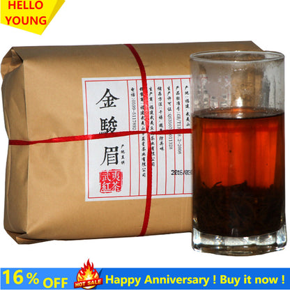 Organic Jin Jun Mei Black Tea Golden Eyebrow Wuyi Kim Chun Mei Black Tea 500g