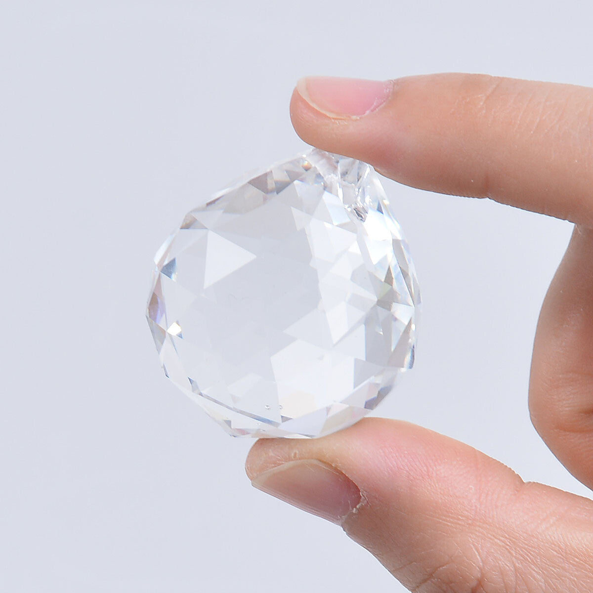 40mm Crystal Facted Ball Chandelier Glass Prism Pendant Wedding Decor Gift
