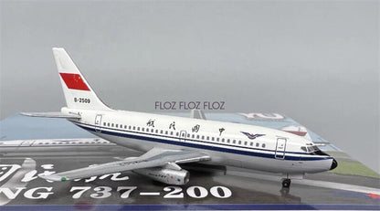Yu ModeL CAAC for Boeing B737-200 B-2509 1:400 Aircraft Pre-built Model