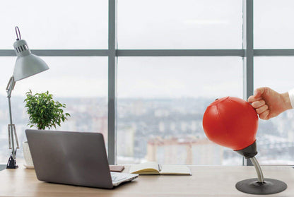 Stress Release Desktop Punching Ball, Tabletop Boxing Punching Bag with Air Pump