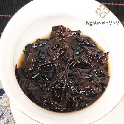 250g Ripe Pu-erh Tea Aged Vintage Yunnan Tea Brick Compressed Ripe Pu-erh