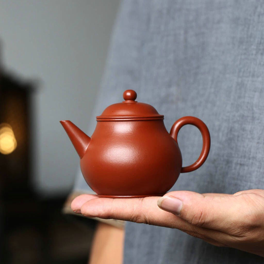 Full Handmade Tea Pot Marked Real Yixing Zisha Zhu Clay Marked Level Pot 150ml