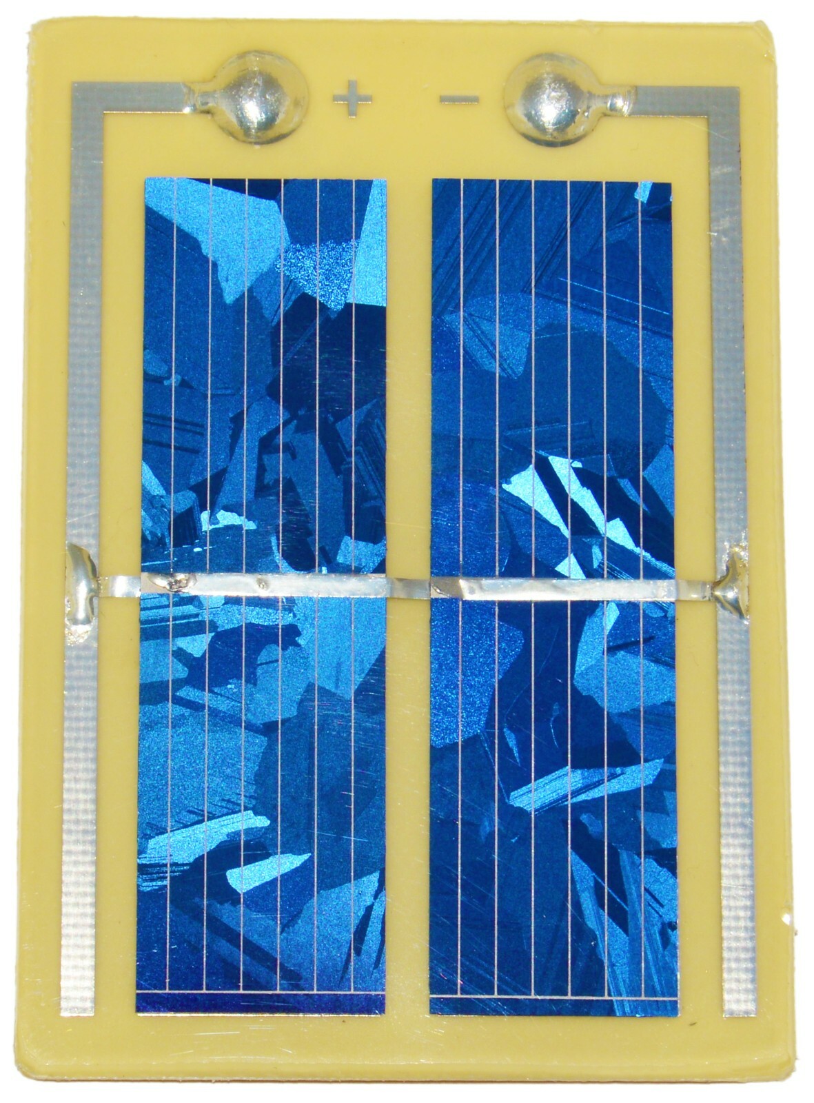 62x46mm Solar Cell, Voltage 1.0V (Voc), Current 250mA Isc (Typ), Screw Terminals