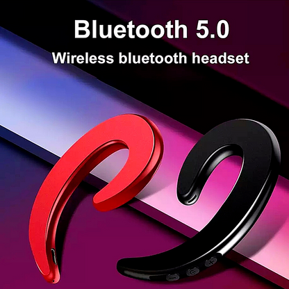 Wireless Bone Conduction Bluetooth Handsfree Earbud For Smart Phone Cell