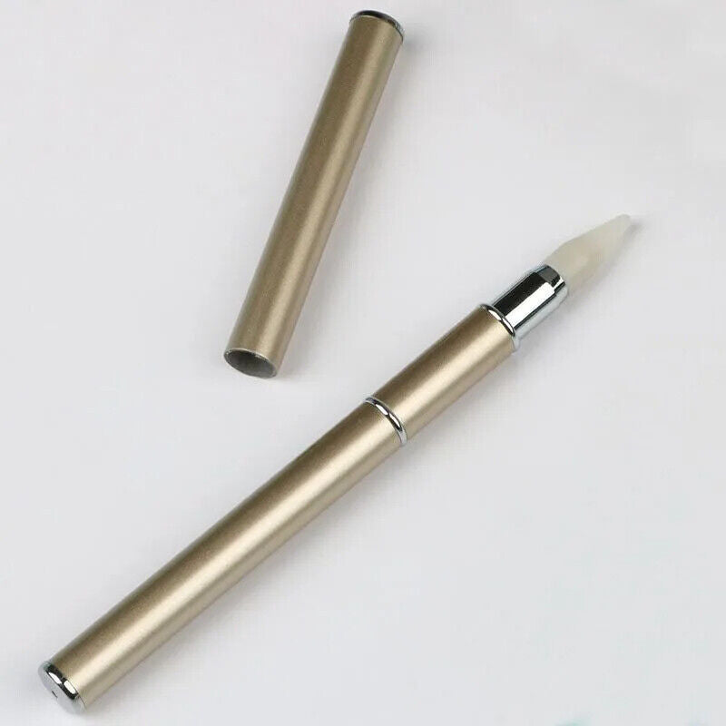 Nail Art Tool Metal Handle Dual-Ended Dotting Pen Crystal Rhinestone Accessories