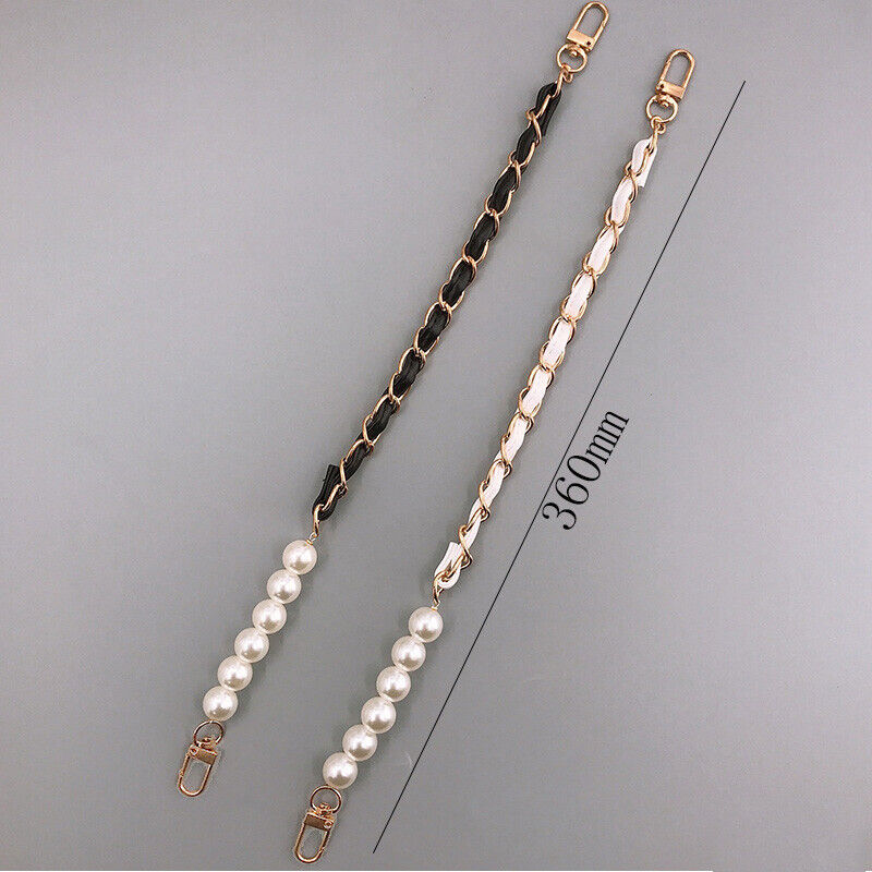 Imitation Pearl Chain Bag Chain Purse Belt Short Mobile Phone Lanyard Bag Handle