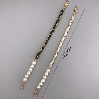 Imitation Pearl Chain Bag Chain Purse Belt Short Mobile Phone Lanyard Bag Handle