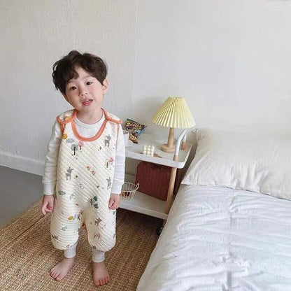 Baby Vest Sleeping Bag Children Jumpsuit Pajamas Newborn Sleeping Bag Snap