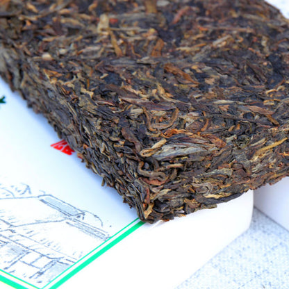 250g Yunnan Meiziqing Puerh Raw Tea Brick Old Tree Pu'er Green Tea