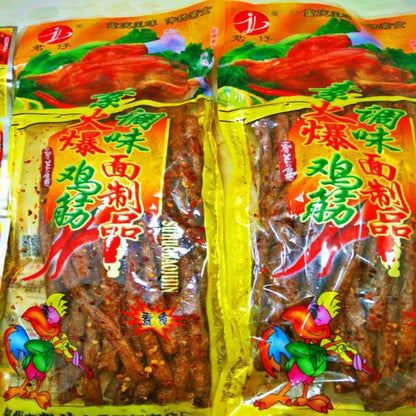 172g Chinese spicy strips snack Hot Chicken Tendon spicy strips HOT