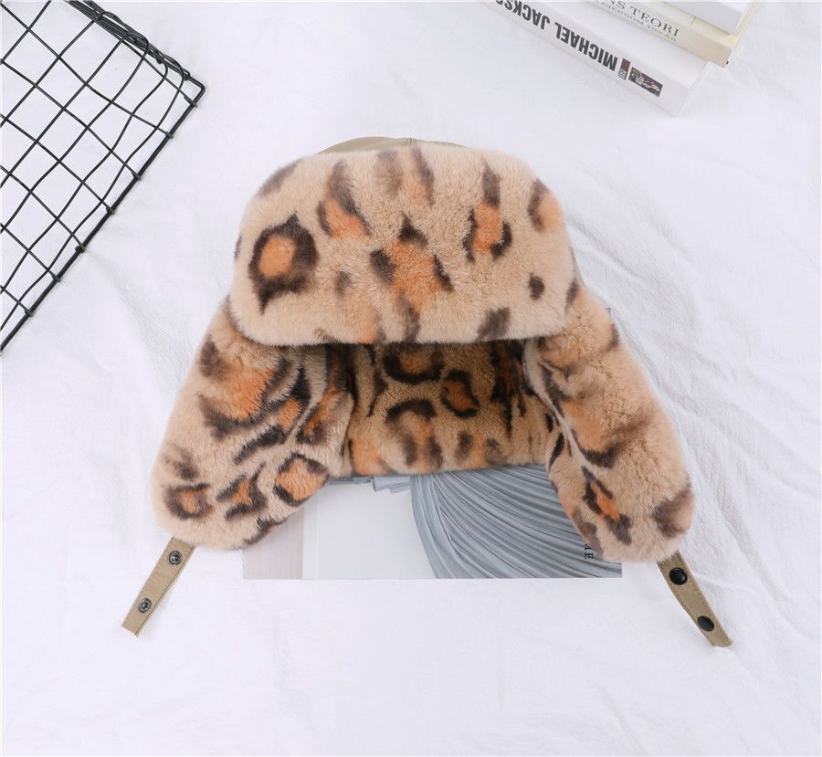 Women Winter Hat 100% Real Rabbit Fur Russian Winter Thick Warm Ears Bomber Caps