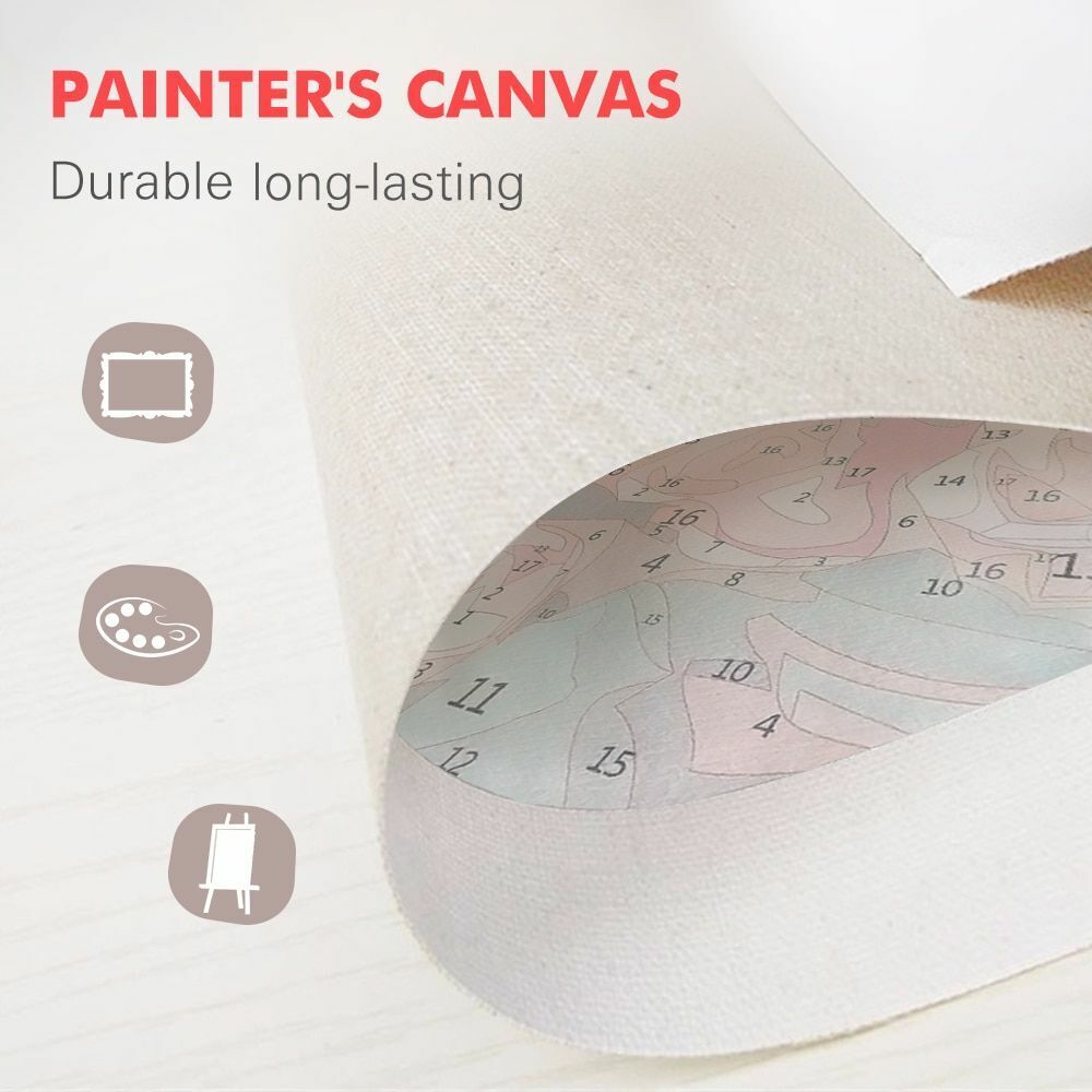 Oil Painting By Numbers Photo Custom DIY Kits Drawing Canvas Pictures Portrait