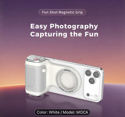COMITOK MOCA Phone Camera Grip, Magnetic Smartphone Holder with DSLR Style