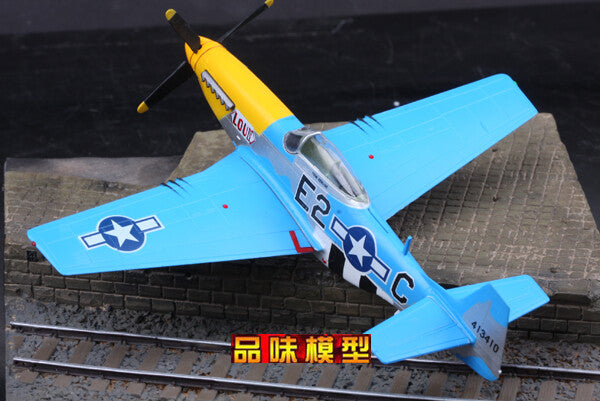 1/72 Second World War US P-51D Mustang Fighter Model Blue Devil Squadron