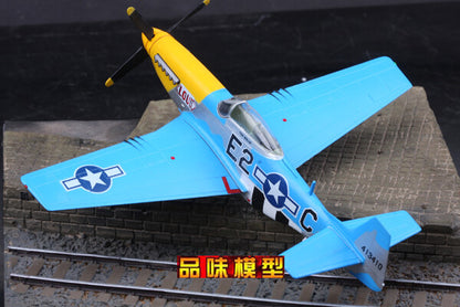 1/72 Second World War US P-51D Mustang Fighter Model Blue Devil Squadron