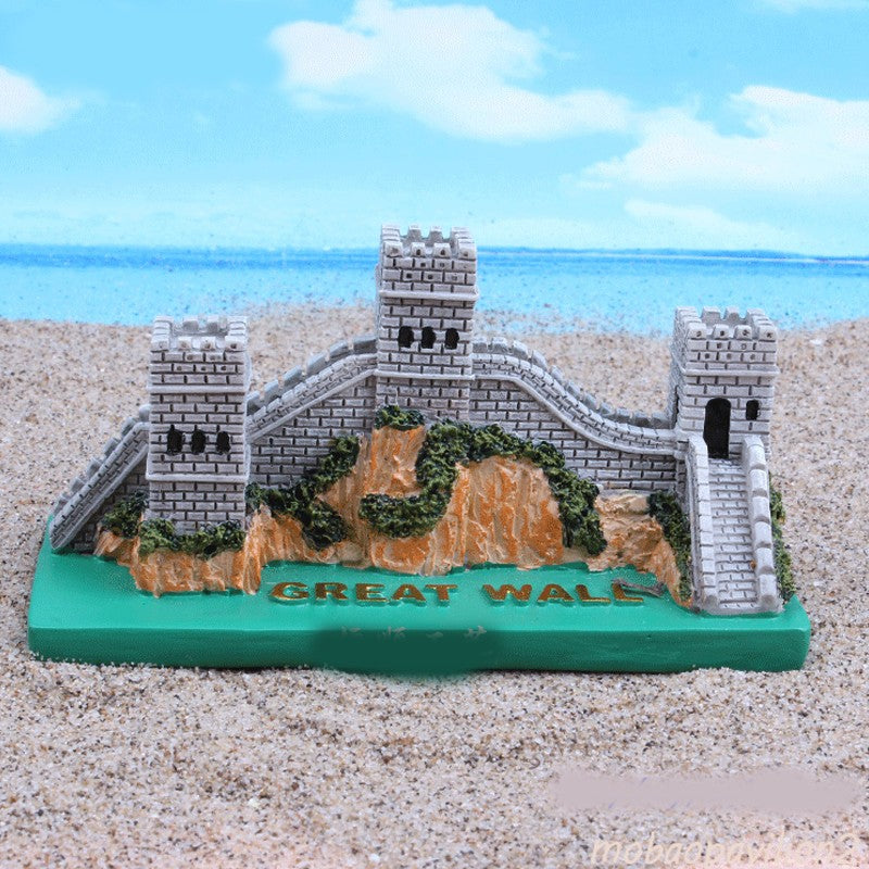 Resin Model Great Wall of Landmark Home Decor Creative Travel Souvenir