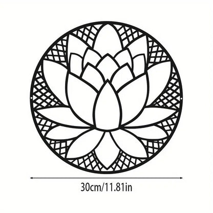 Metal Art Lotus Shape Wall Decorations, Indoor Fashion Wall Hanging Wall Decor
