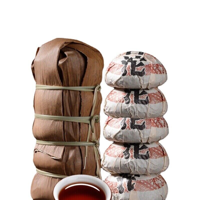Natural 500g Bamboo Shell Jujube Fragrant Tuocha TopGrade Cooked Pu'er Black Tea