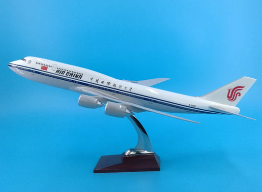 47CM AIR CHINA BOEING 747-8 B-2485 Passenger Airplane Resin Aircrarft Model