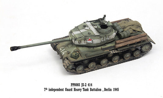 1/72 Soviet JS-2 Tank Model 7th Tank Brigade Berlin with Scene