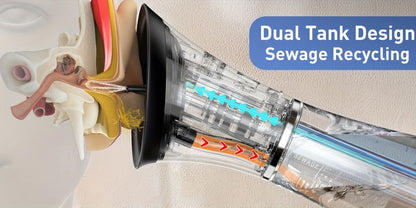 Electric Ear Wax Removal, Retractable Water Ear Wax Cleaner, Effective Ear Clean