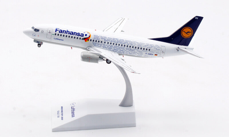 1:200 JC Wings Fanhansa BOEING 737-300 Passenger Airplane Diecast Aircraft Model